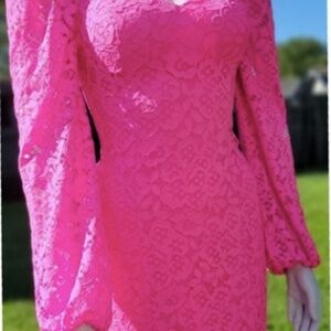 Lilly Pulitzer Pink Dress 00 altered down to 000